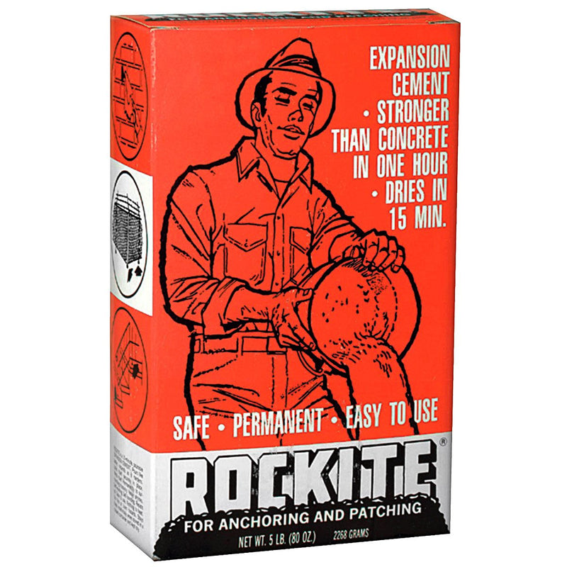 ROCKITE Cemento de expansion de 5 LB. Rockite