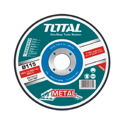 Kit En Lata 10 Discos Corte Metal 4 1/2"X1.2 Mm X7/8" Centro Plano