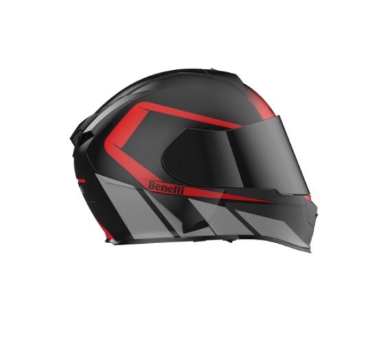 Casco KV-03 Benelli Negro-Rojo Talla L