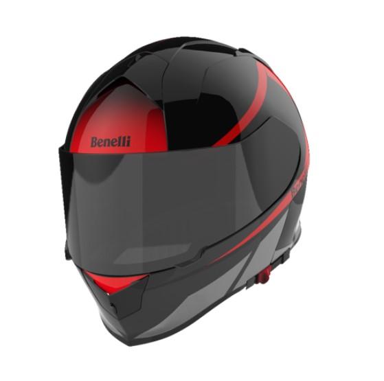 Casco KV-03 Benelli Negro-Rojo Talla L