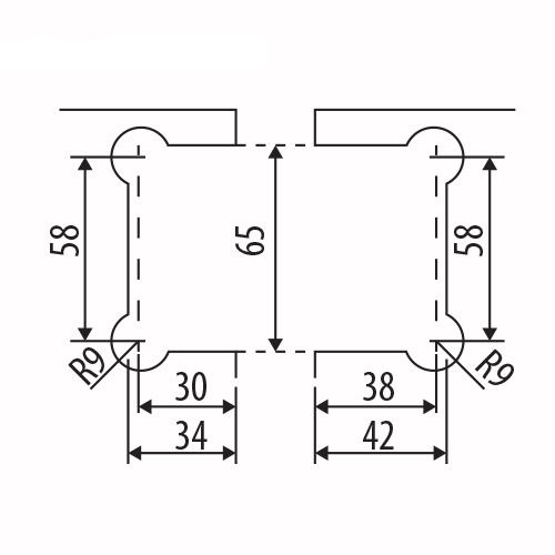 Bisagra Ducha Vidrio-Vidrio 135° Ajustable Bronce Niquelado Alta Calidad. Garantia 10 Años