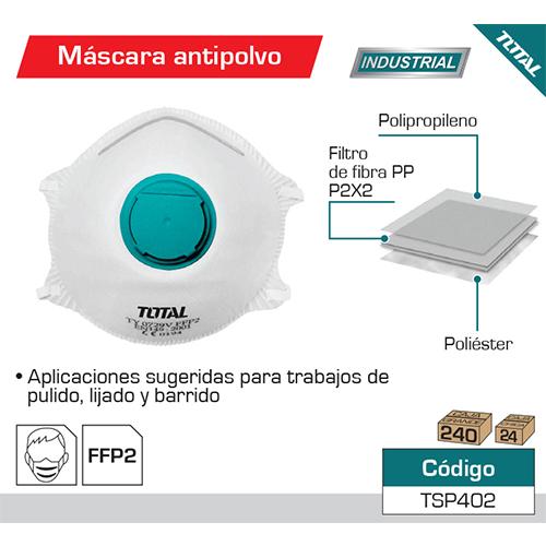 (CAJA DE 12) Mascara Antipolvo FFP2* Viene En Caja De 12 Unidades