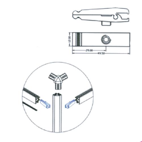 Clamp Para Perfiles C-A3310.