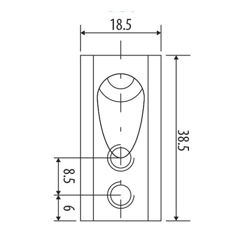 Conector Heavy Duty Para Conectar Cabezal A La Pared. Alta Calidad. 10 Años De Garantia