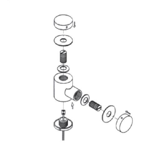 Conector Vidrio-Vidrio 2 Vias 8-10Mm (C-C3200B-03/19).