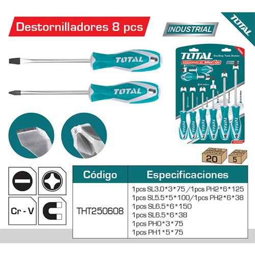 Juego De 8Pcs Destornillador