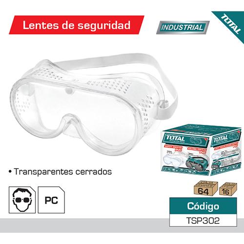 Lentes De Seguridad Transparentes Cerrados.