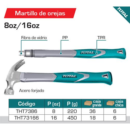 Martillo De Orejas, Tratam Térmico, Acero 45