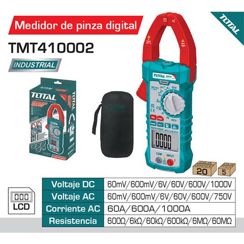 Medidor De Abrazadera Digital 1000Amp AC.(1 Año)