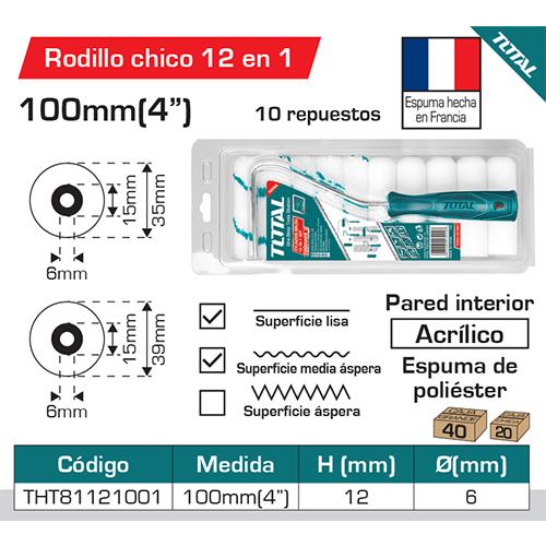 Rodillo Chico P/Pintar 12En1