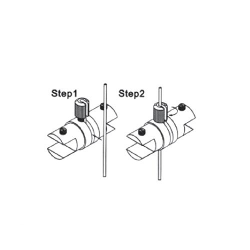 Soporte Cable-Repisas Doble.