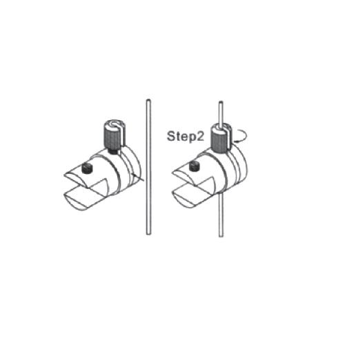 Soporte Cable-Repisas Sencillo.