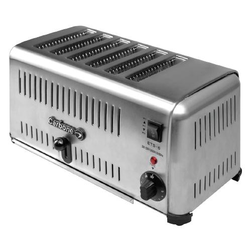 Tostadora De Pan Comercial De 6 Rodajas. 220KW 50/60Htz. 2.24Kw 7.9 Kg. (N3-P3-F2-02-01)(1 Año)